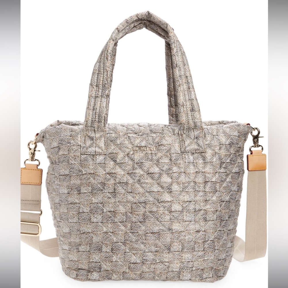 MZ Wallace Medium Metro Deluxe Tote in Jute